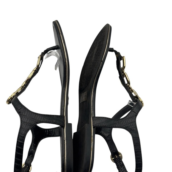 Guess Women's Black Leather Slingback Sandals Size 7M‎ - Picture 9 of 11